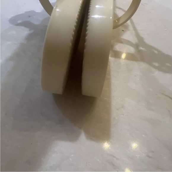 Tory Burch Mini Miller Flat Thong Sandals 6M ivory off white - Picture 8 of 10